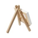 Miniatur Staffelei mit Keilrahmen je Stück 115x80mm
