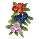 Serenity Garden Etched Dies Primrose by Susan Tierney-Cockburn