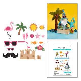 3D Felt Décor Summer Etched Dies Summer Embellishments by Sandi MacIver