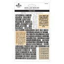 Spellbinders Turn the Page Rub-Ons Noted Details by...