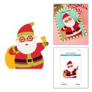 Spellbinders Spectacular Christmas Etched Dies Santa