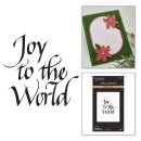 Spellbinders Upright Italic Holiday Sentiments Press +...
