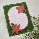 Spellbinders Upright Italic Holiday Sentiments Press + Foil Plate Joy to the World by Paul Antonio