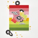 Spellbinders Hero Arts Vintage Vinyl Stamp & Cut Feeling Festive