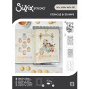 Sizzix Studio Clear Stamps w/ Stencils Birds and Biscuits...