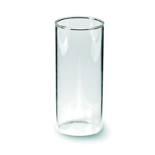 10 St. Windlichtglas klar 5,5x13cm