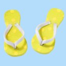 Flip-Flops 3 cm gelb, 2 Paar