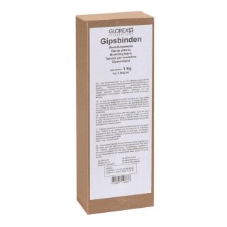 Glorex Gipsbinden Grosspackung 1kg