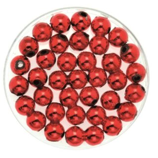 Glorex Dekoperlen 75 g 6mm  rot