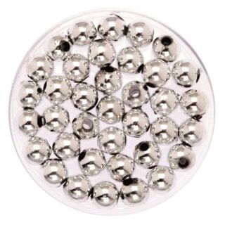 Glorex Dekoperlen 75 g 6mm silberfarben