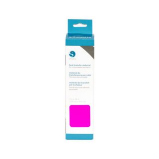 Silhouette Aufbügelfolie glatt 23 cm x 90 cm Neon Pink