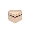 Glorex Herz-Box Holz 9x8,5x6cm, FSC