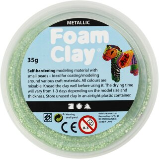 Foam Clay Dose 35g Metallic Grün