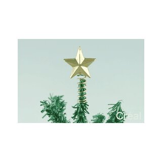 Miniatur Tannenbaumspitze Stern für Miniatur Bäumchen