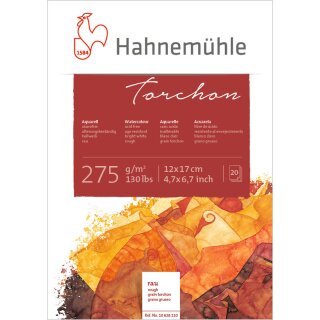 Hahnemühle Aquarellblock Torchon rau 275g/m²