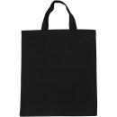Tasche aus Baumwolle schwarz 38x42cm