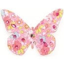 Schmetterling mit Diamond Clip rosa