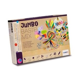Glorex Jumbo Bastel Mix mit über 1000 Teilen