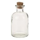 Glorex Glasflasche mit Korken 140ml