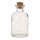 Glorex Glasflasche mit Korken 140ml