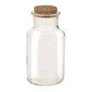 Glorex Glasflasche mit Korken 260ml