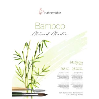 Mixed Media Block Bamboo 265g/m² 24 x 32 cm