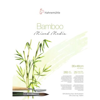 Hahnemühle Mixed Media Block Bamboo 265g/m² 36 x 48 cm