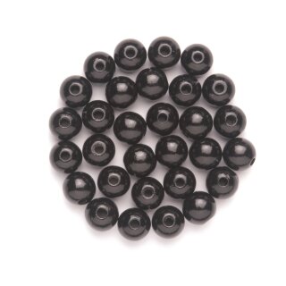 Glorex Holzperlen 6mm zu 118 Stk.  schwarz