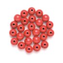 Holzperlen 12mm zu 14 Stück karminrot