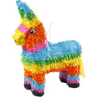 Piñata Bausatz, Größe 39x13x55 cm, kräftige Farben,