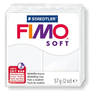 Fimo Soft weiss 00