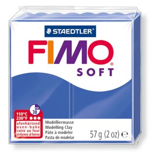 Fimo Soft brillantblau 33