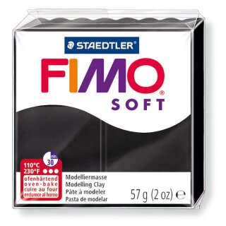 Fimo Soft schwarz 09