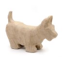 Glorex Papp-Figur schottischer Hund, 23x14,5x8cm