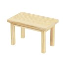 Holztisch rechteckig 8x5x5cm