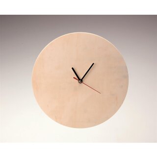 Uhr rund aus Holz 30cm, FSC