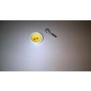 Miniatur Schwingbesen mit Schüssel und 2 Eiern