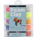 Foam Clay Modelliermasse Set 10 x 35 g