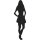 Silhouette Frau aus Papier, schwarz mit 3-D Klebepunkten für 3D Effekt, zu 10 Stk