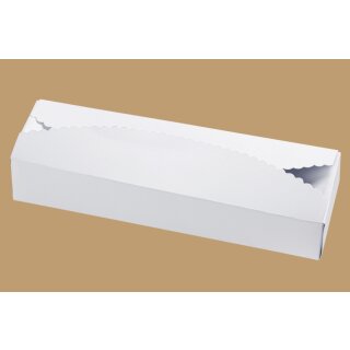 Papier-Box weiss 22,5x7x4cm zu 2 Stück