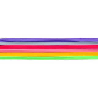 Verzierwachstreifen Rainbow 6x3 Stk 200x2mm