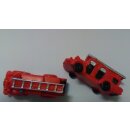 Miniatur Feuerwehrfahrzeug 5,5cm aus Weichplastik