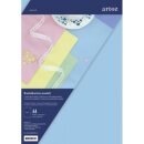 Bastelkarton Pastell zu 50 Blatt, 5 Farben, A4, 200g/qm